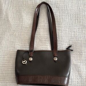 Elegant Brighton  Brown Leather Tote Bag